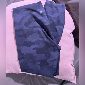 lululemon camo leggings size 4